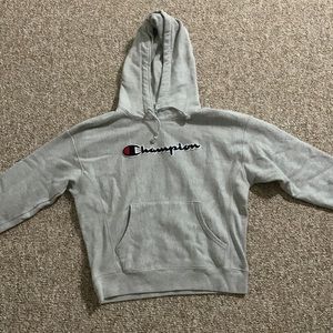 Champion grey hoodie. Size small.